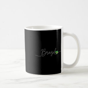 Mug Drapeau de cœur de script Enfants de fan de footba
