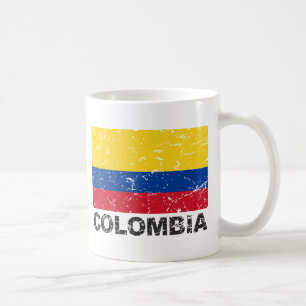 Mug Drapeau de cru de la Colombie