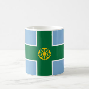 Mug Drapeau de Derbyshire (Comté d'Angleterre, Royaume