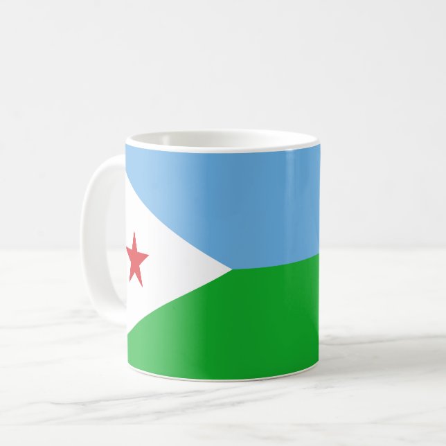 Mug Drapeau de Djibouti (Devant gauche)