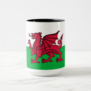 Mug Drapeau de dragon au Pays de Galles, Drapeau natio
