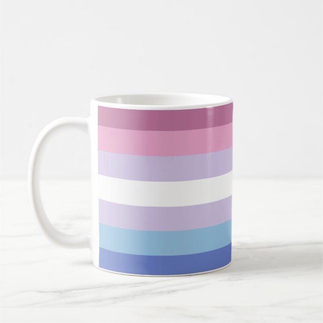 Mug Drapeau de fierté bigendre (Gauche)