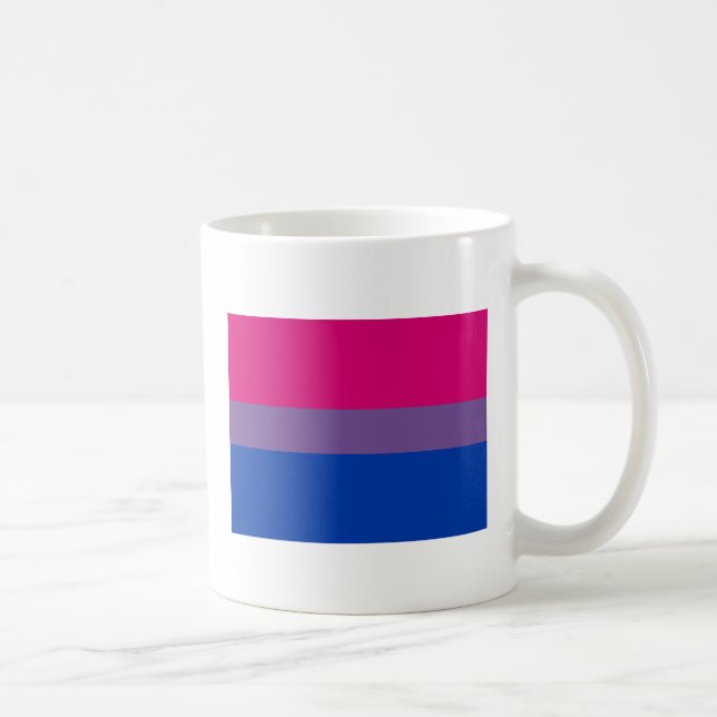 Mug Drapeau de fierté bisexuelle (Droite)