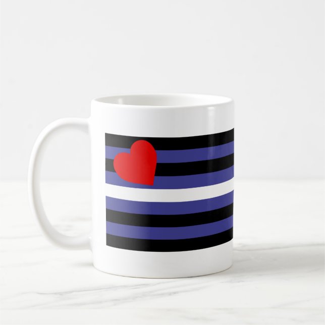 Mug Drapeau de fierté cuir (Gauche)