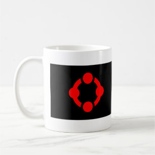 Mug Drapeau de fierté de niche (Noir)
