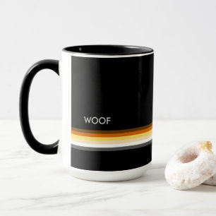 Mug Drapeau de fierté des ours gays masculins et stylé