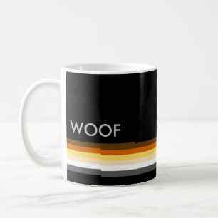 Mug Drapeau de fierté Gay Bear WOOF Masculin et Élégan