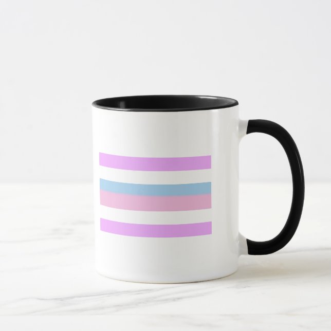Mug Drapeau de fierté intersexe (Droite)