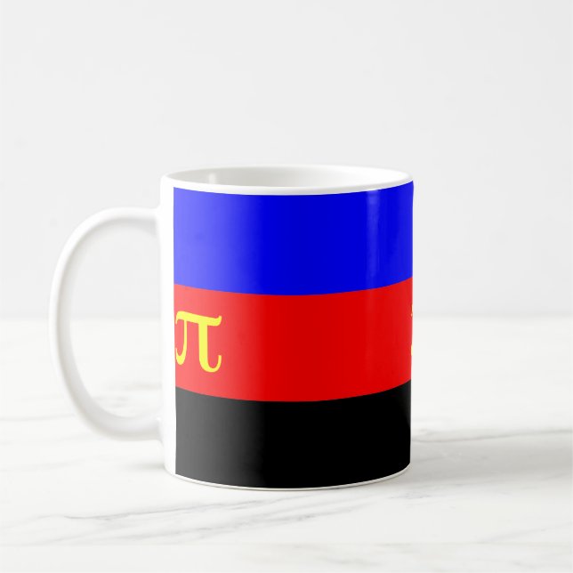 Mug Drapeau de fierté polyamoureuse (Gauche)