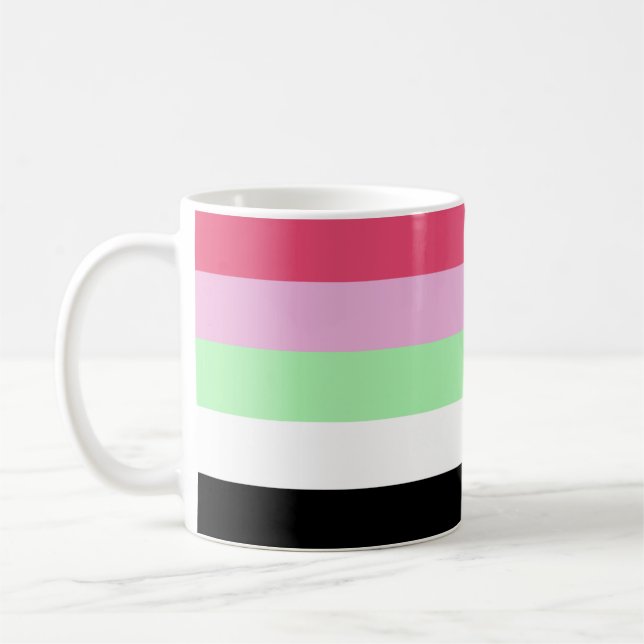 Mug Drapeau de fierté récipromantique (Gauche)
