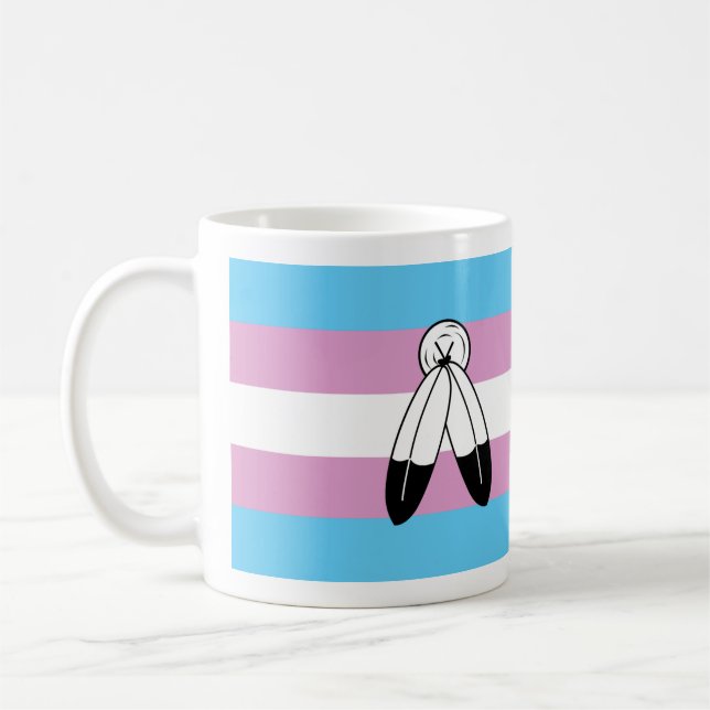 Mug Drapeau de fierté trans bispirituel (Gauche)
