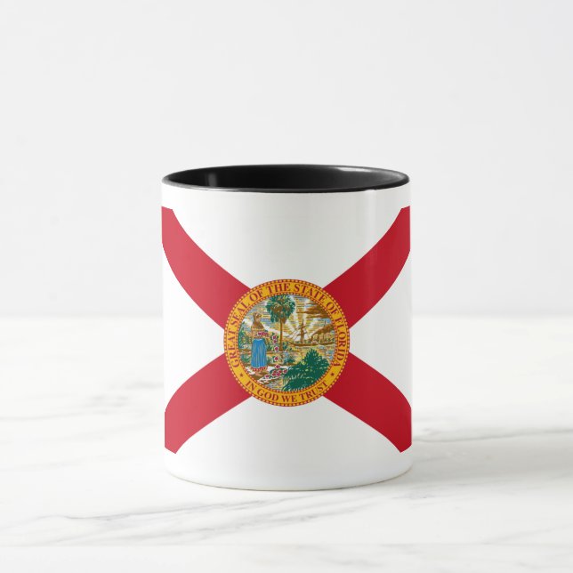 Mug Drapeau de Floride : L'état de soleil des Floridie (Centre)