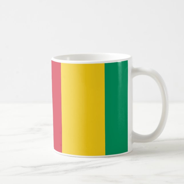 Mug Drapeau de Guinée - Musique en céramique (Droite)