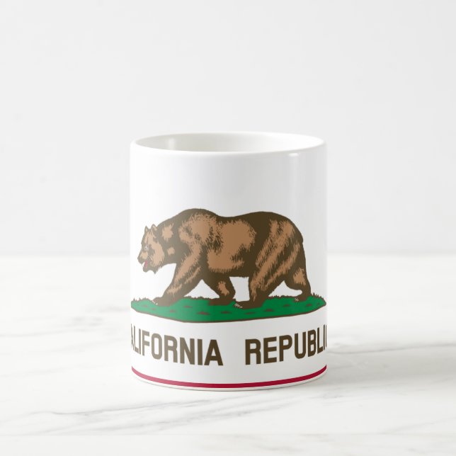 Mug Drapeau de la Californie (Centre)