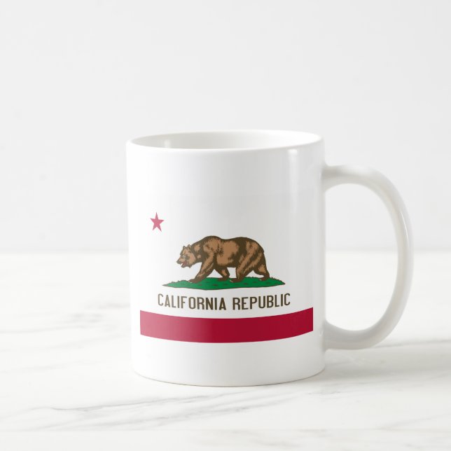 Mug Drapeau de la Californie (Droite)