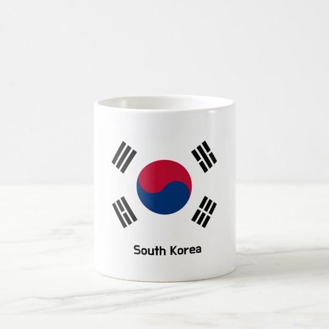 Mug Drapeau de la Corée du Sud (Centre)