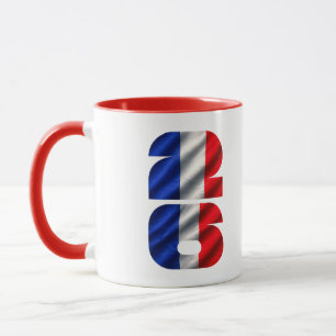 Mug Drapeau de la Coupe du Monde France 2026 Fan de fo