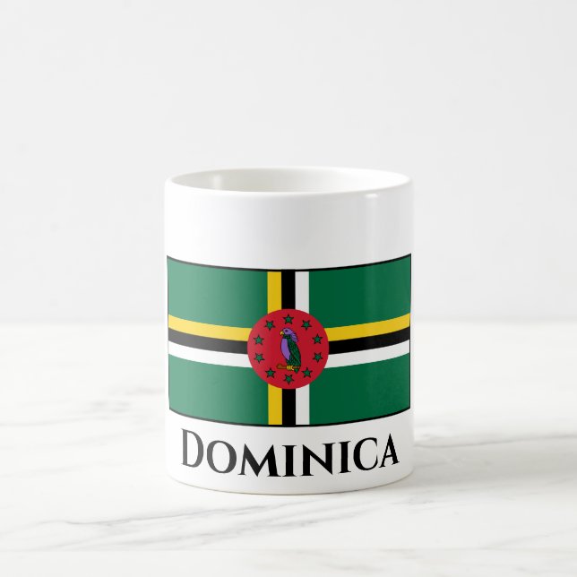 Mug Drapeau de la Dominique (Centre)