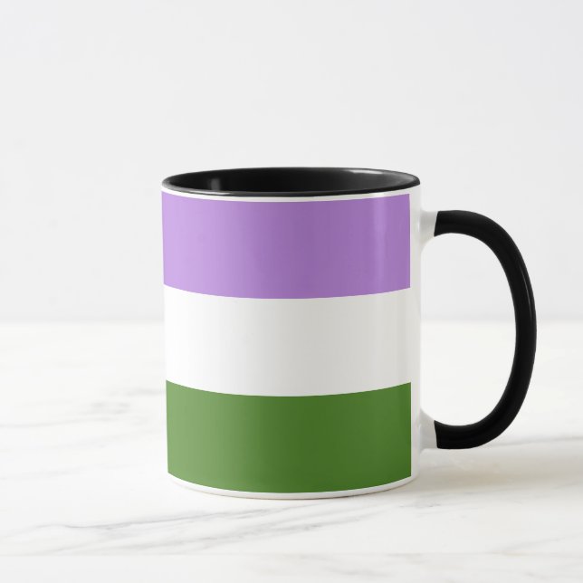 Mug Drapeau de la fierté de genre (Droite)