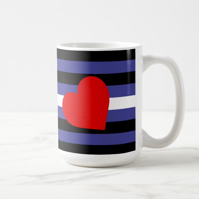 Mug Drapeau de la Fierté en cuir (Droite)