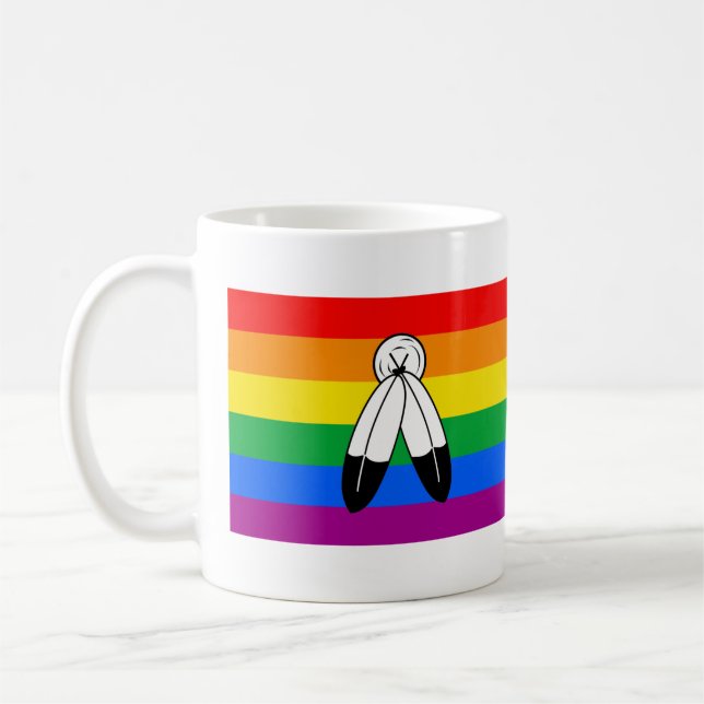 Mug Drapeau de la fierté LGBTQ+ (Gauche)