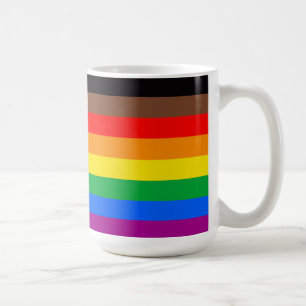 Mug Drapeau de la fierté LGBTQ (8 bandes)