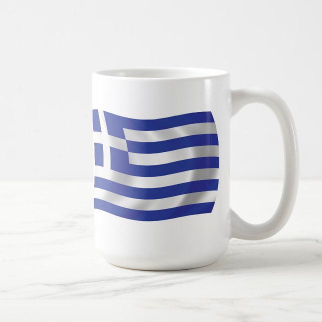 Mug Drapeau de la Grèce (Droite)