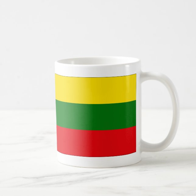 Mug Drapeau de la Lituanie (Droite)