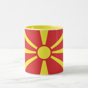 Mug Drapeau de la Macédoine du Nord