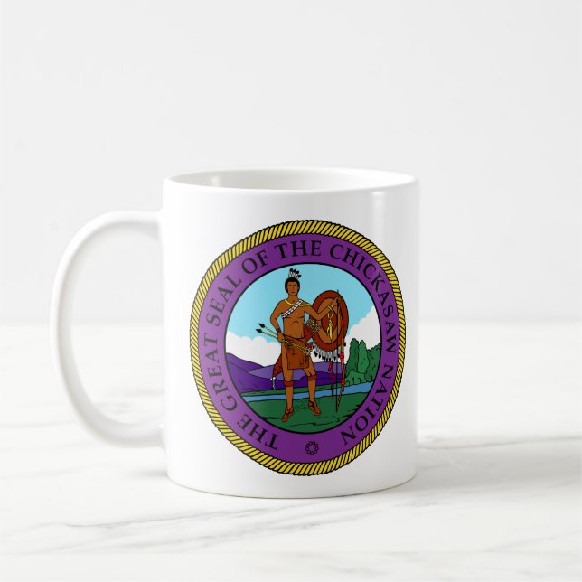 Mug Drapeau de la nation Chickasaw (Gauche)