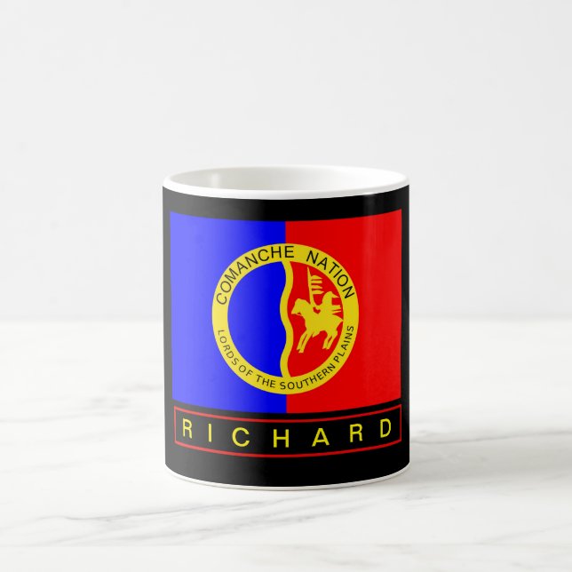 Mug Drapeau de la nation des Comanche amérindiennes mo (Centre)