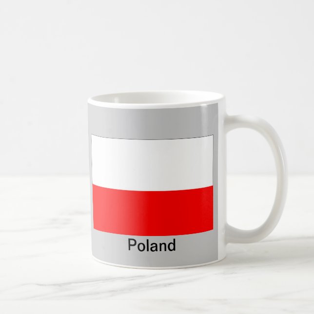 Mug Drapeau de la Pologne (Droite)