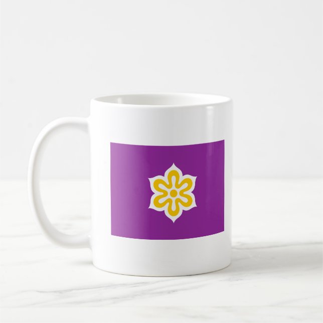 Mug Drapeau de la préfecture de Kyoto, Japon (Gauche)