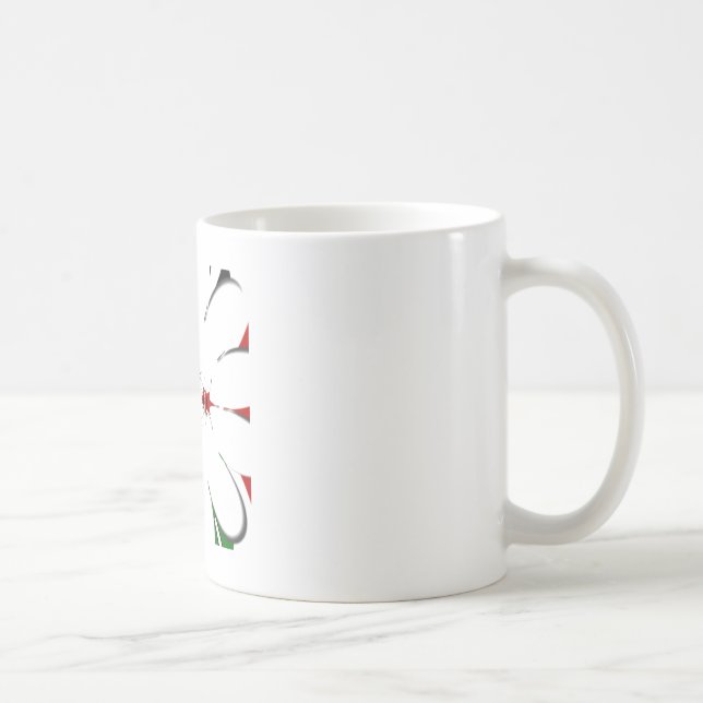 Mug Drapeau de la République du Kenya du Bouclier Kale (Droite)