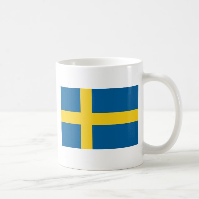 Mug Drapeau de la Suède (Droite)