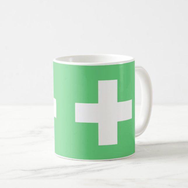 Mug Drapeau de la Suisse modifiée (Devant droit)