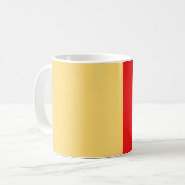 Mug drapeau de la ville de Naples symbole italie napol (Devant gauche)