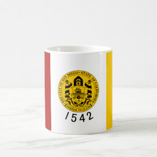 Mug Drapeau de la ville de San Diego (Californie)