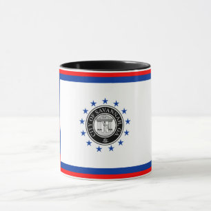 Mug Drapeau de la ville de Savannah