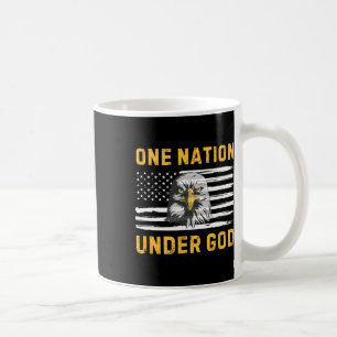 Mug Drapeau de l'aigle patriotique 4 juillet une natio