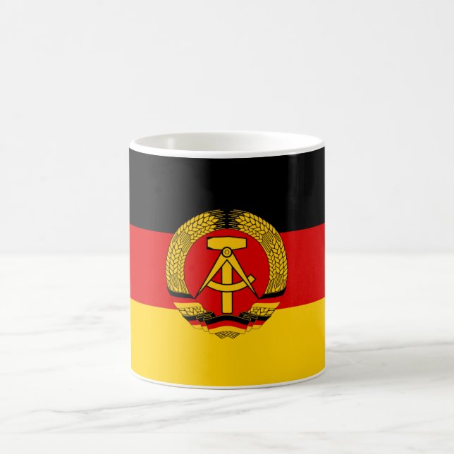 Mug Drapeau de l'Allemagne de l'Est (Centre)
