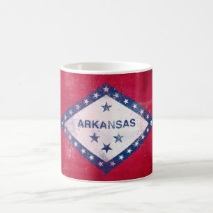 Mug Drapeau de l'Arkansas en détresse