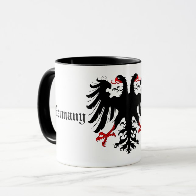 Mug Drapeau de l'empire allemand à jamais double aigle (Devant gauche)
