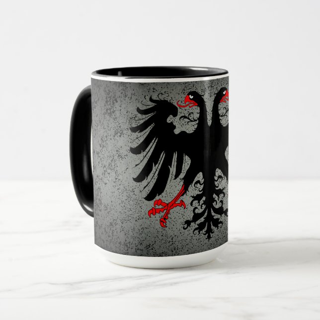 Mug Drapeau de l'empire allemand à jamais double aigle (Devant gauche)