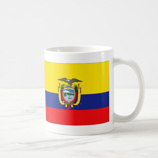 Mug Drapeau de l'Équateur (Droite)