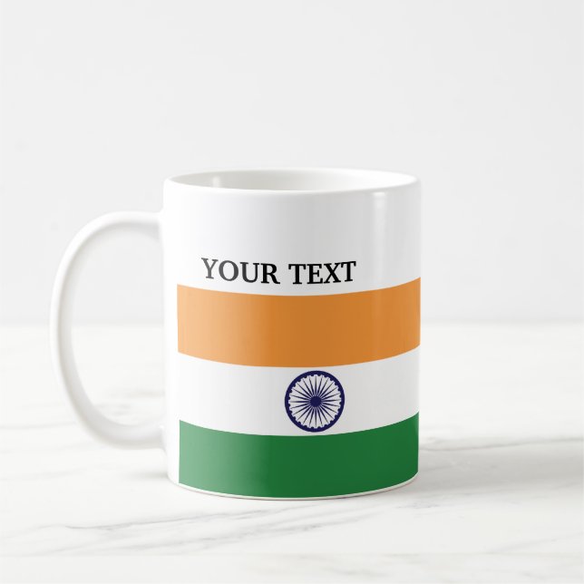 Mug Drapeau de l'Inde (Gauche)