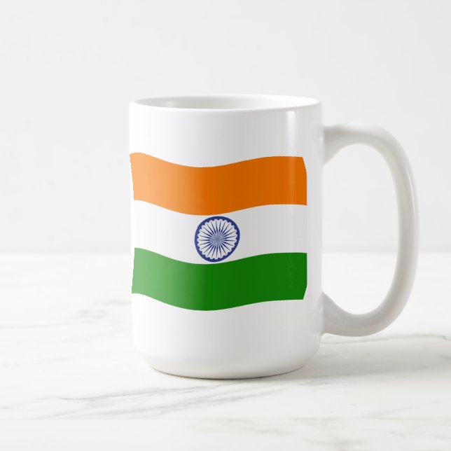 Mug Drapeau de l'Inde (Droite)