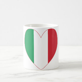 Mug Drapeau de l'Italie Coeur