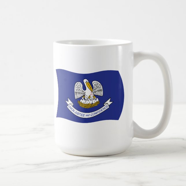 Mug Drapeau de Louisiane (Droite)