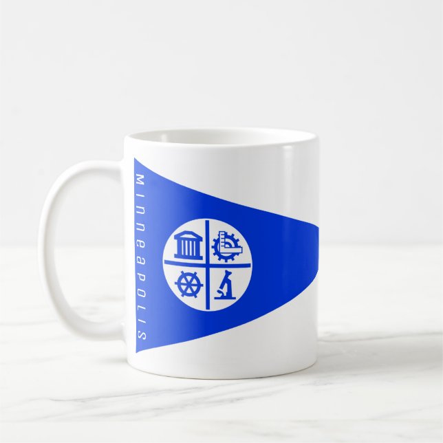 Mug Drapeau de Minneapolis (Gauche)